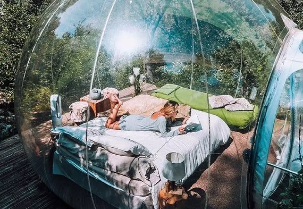 crystal bubble tent