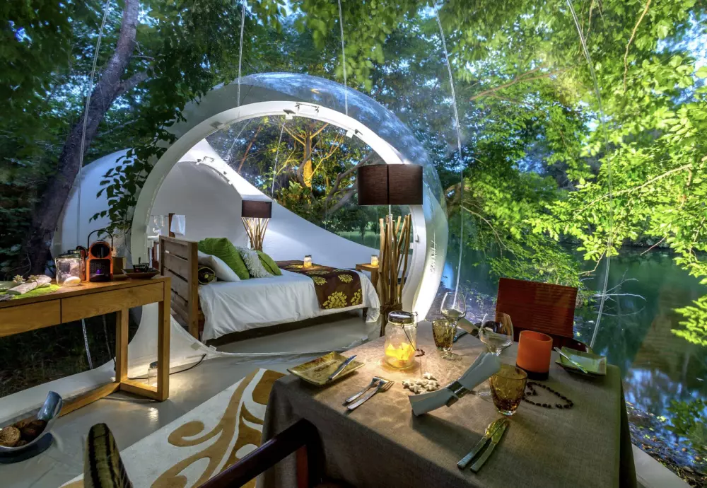 bubble tent dome outdoor